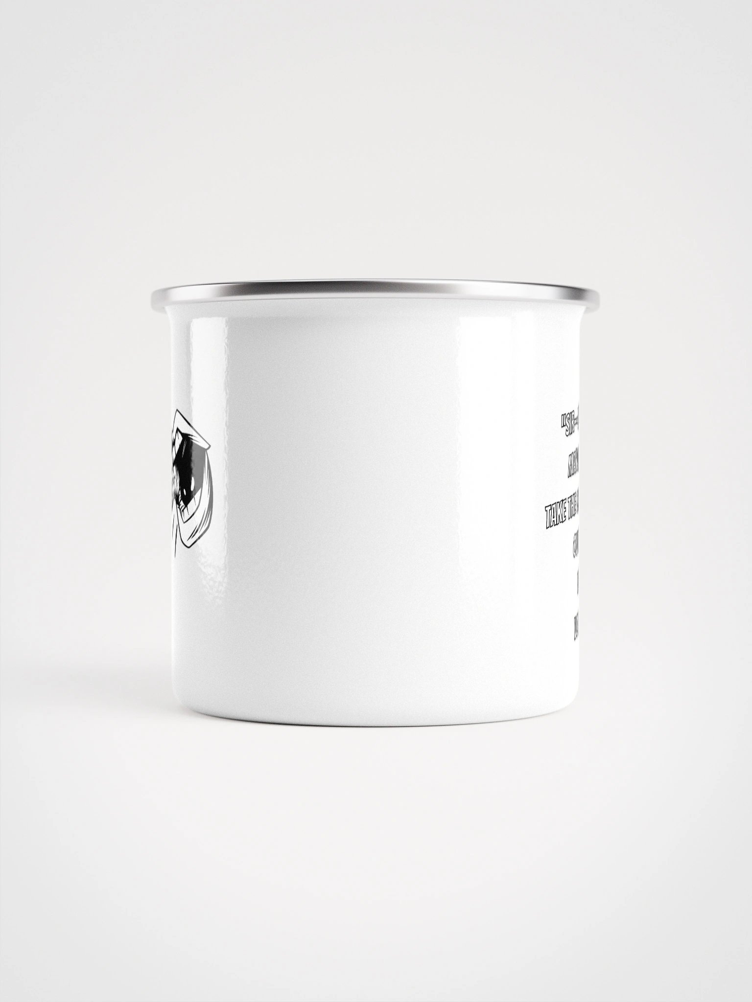 "Take The Caps Off" Enamel Mug product image (5)