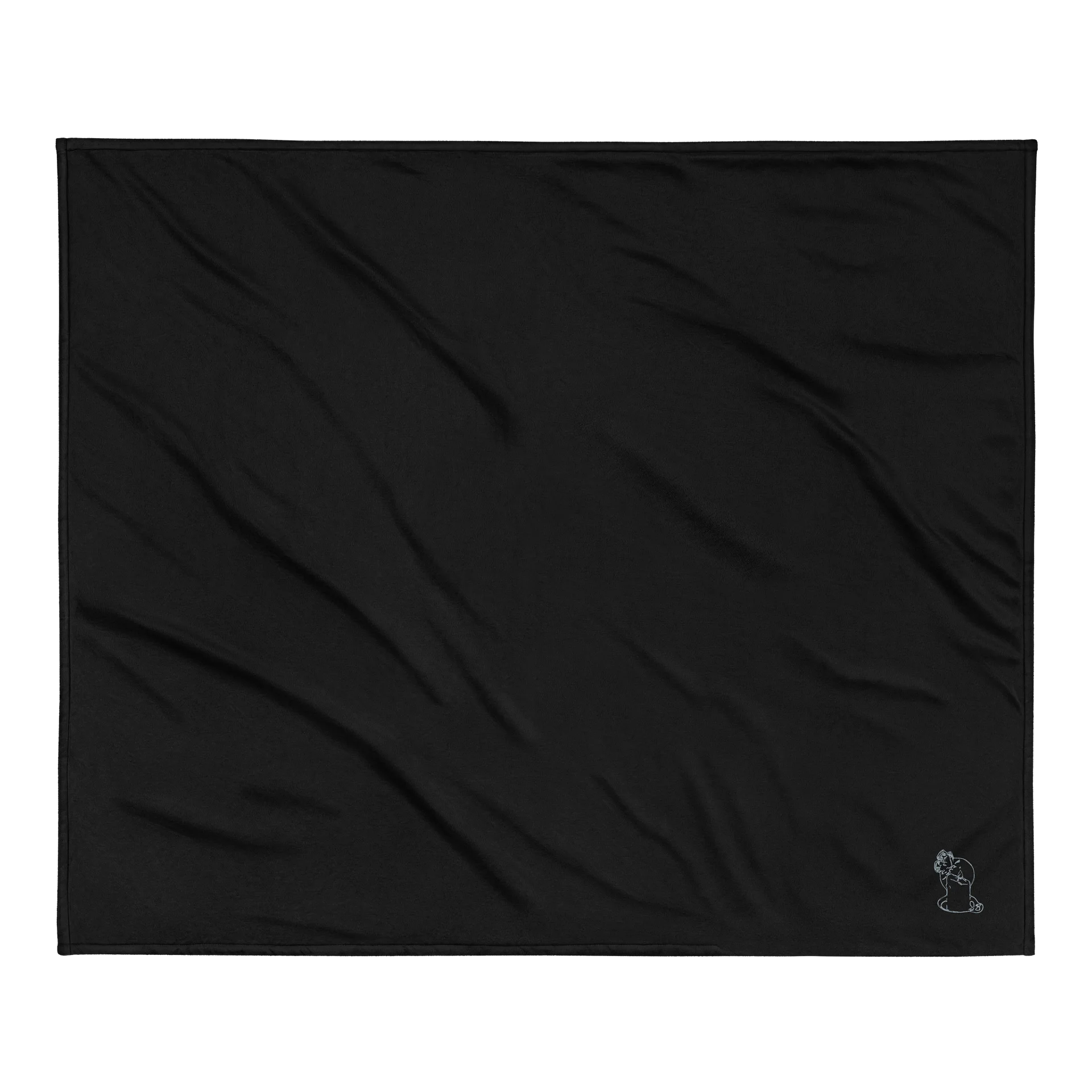 Your Moth, My Flame Throw Blanket - Silver product image (2)