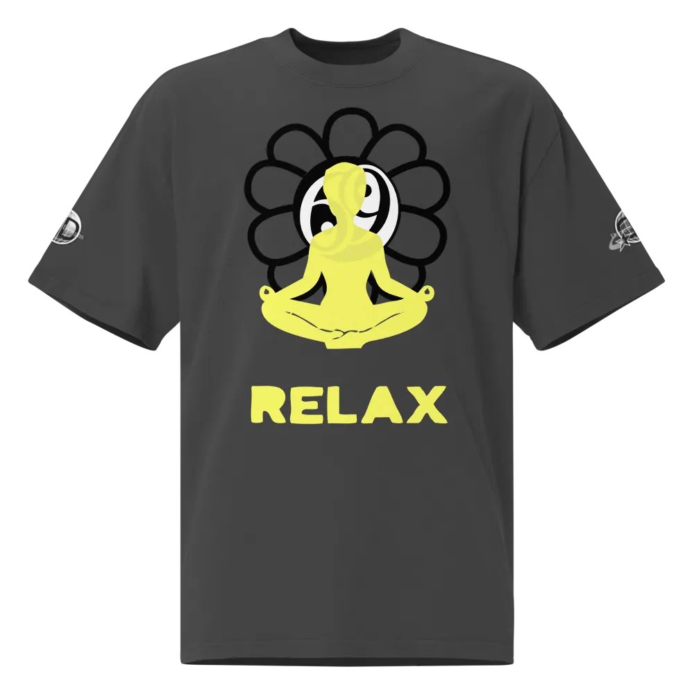 Zen Harmony Yellow | Oversized Tee product image (1)