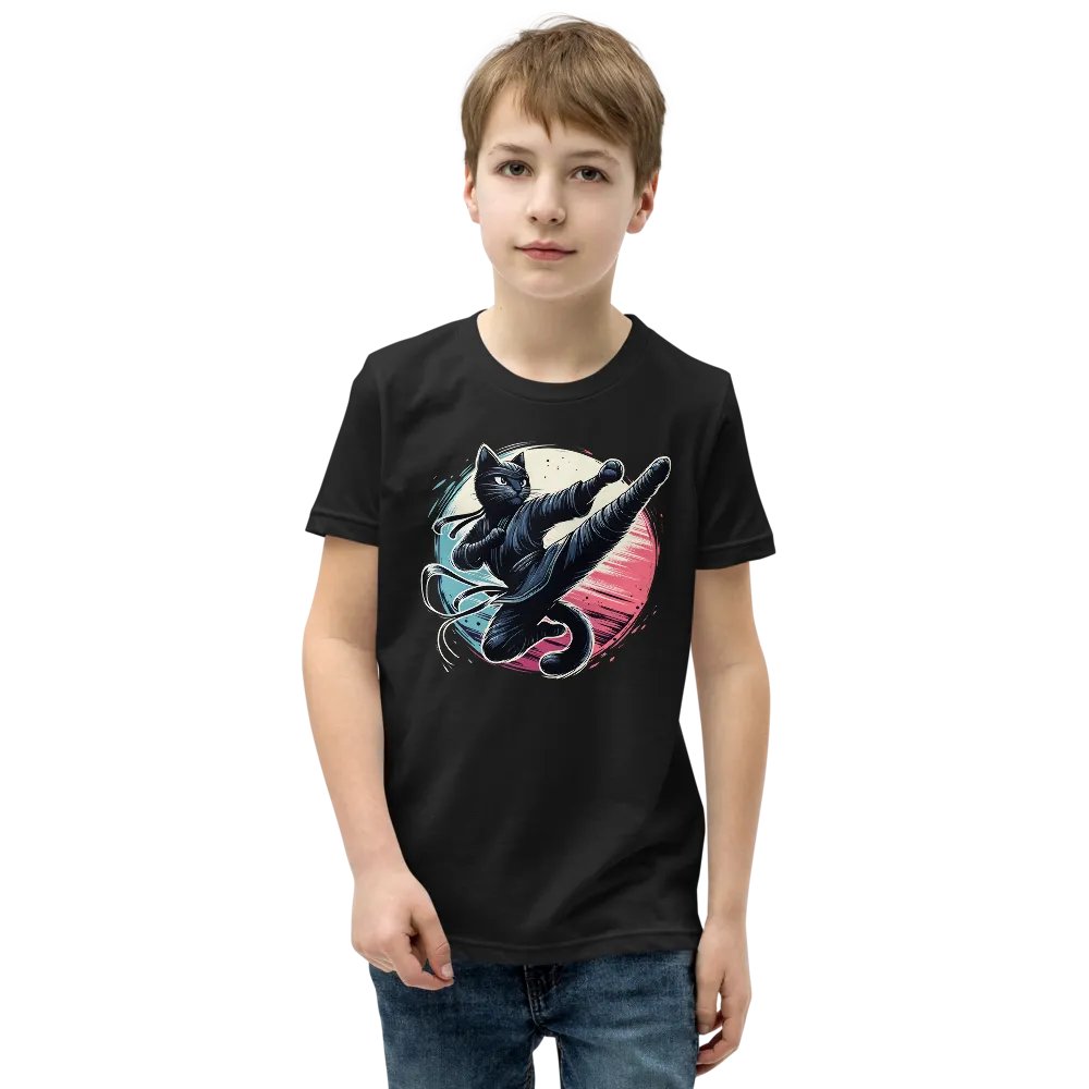 Ninja Cat Kids T-shirt product image (4)