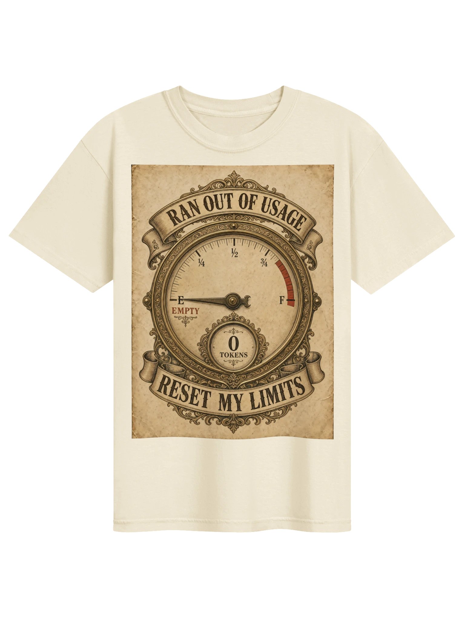 Ran Out Of Usage Tee product image (1)