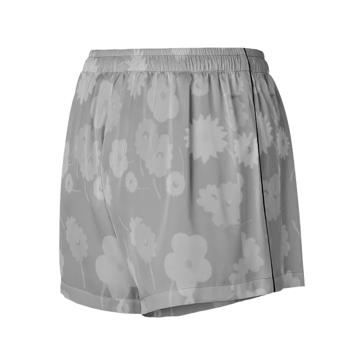 Gray Floral Pajama Shorts product image (2)