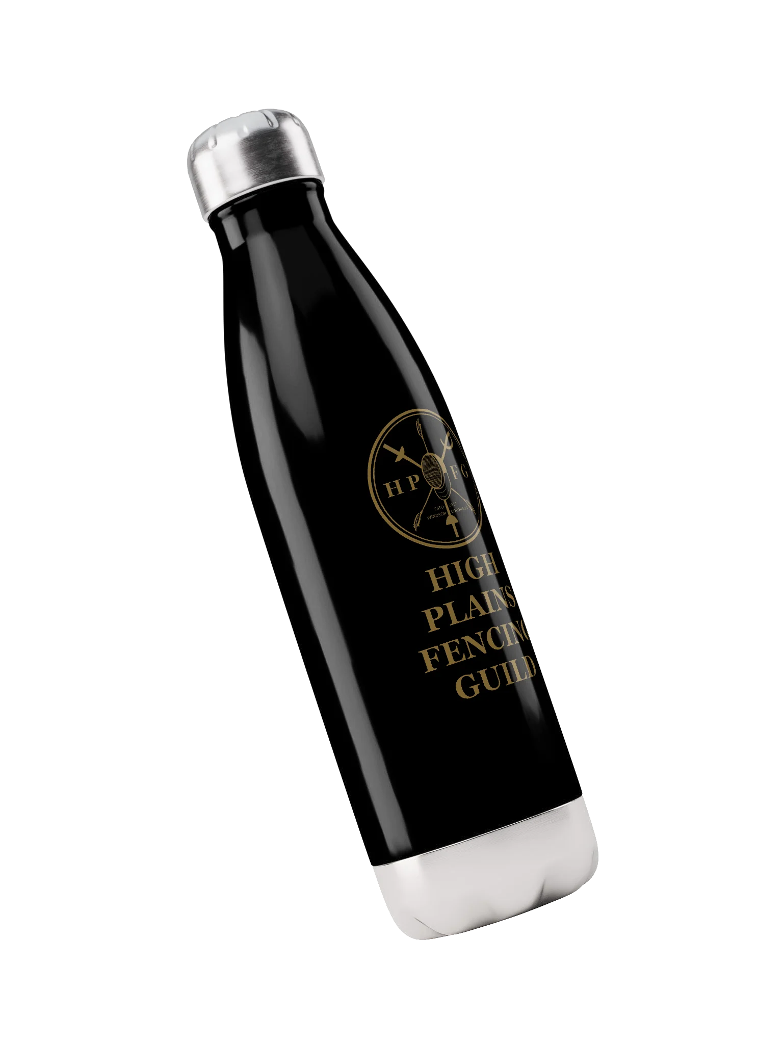 High Plains Fencing Club Stainless Steel Water Bottle product image (6)