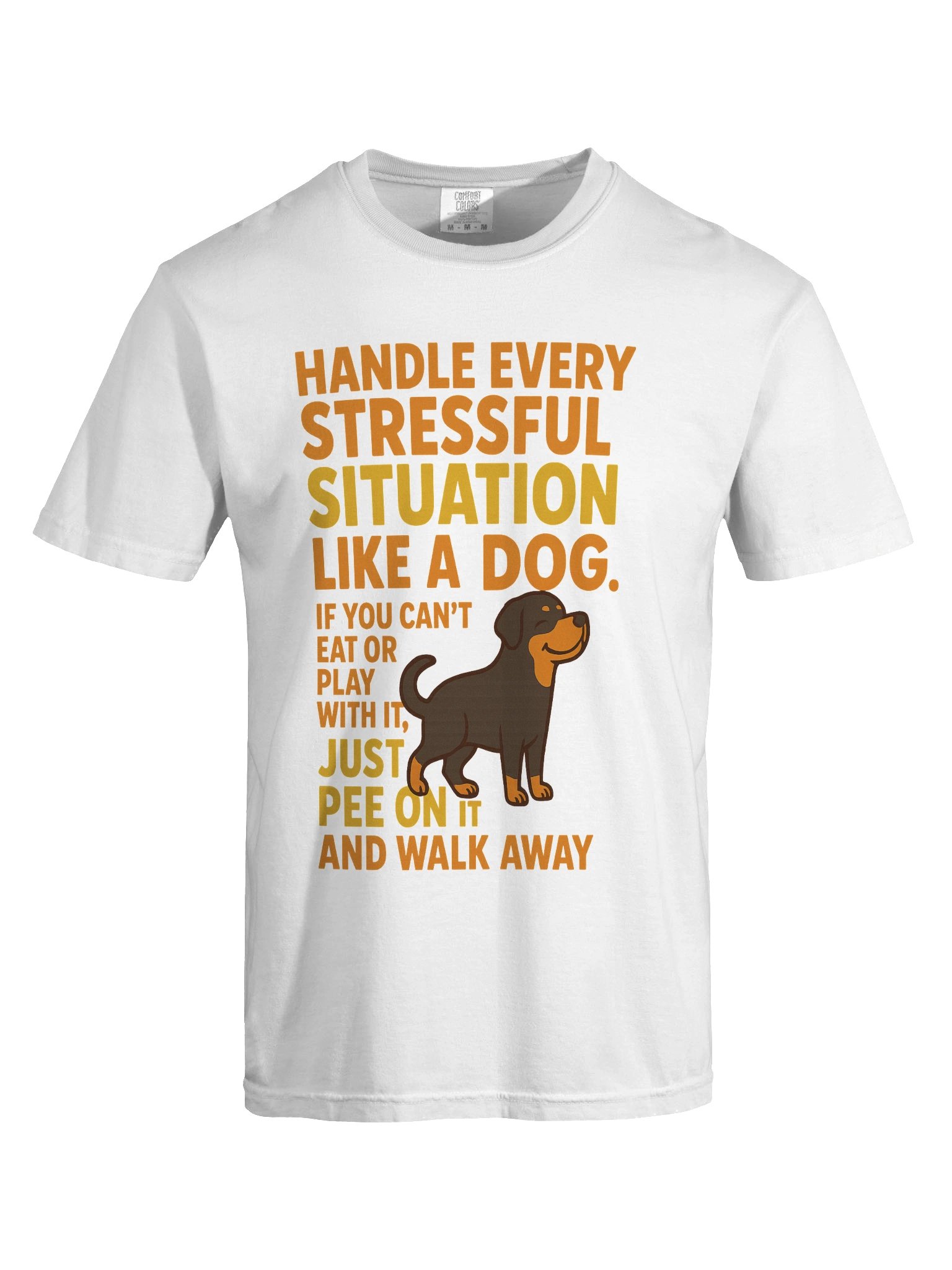 Rottweiler Pawsitive Attitude Tee product image (56)