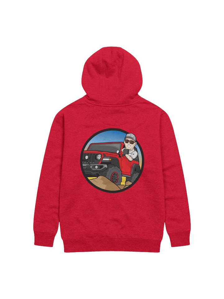 QAC Off-Road Adventure Unisex Hoodie – Heavyweight Cotton Blend with 4x4 Design product image (1)
