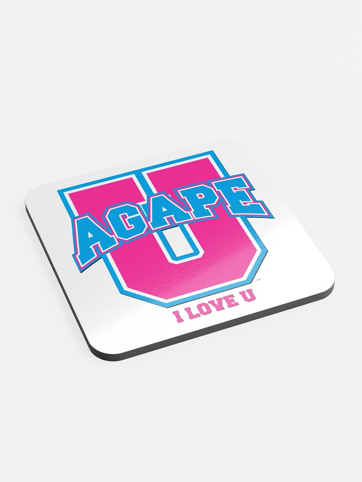 Agape U, Wht Coaster product image (2)