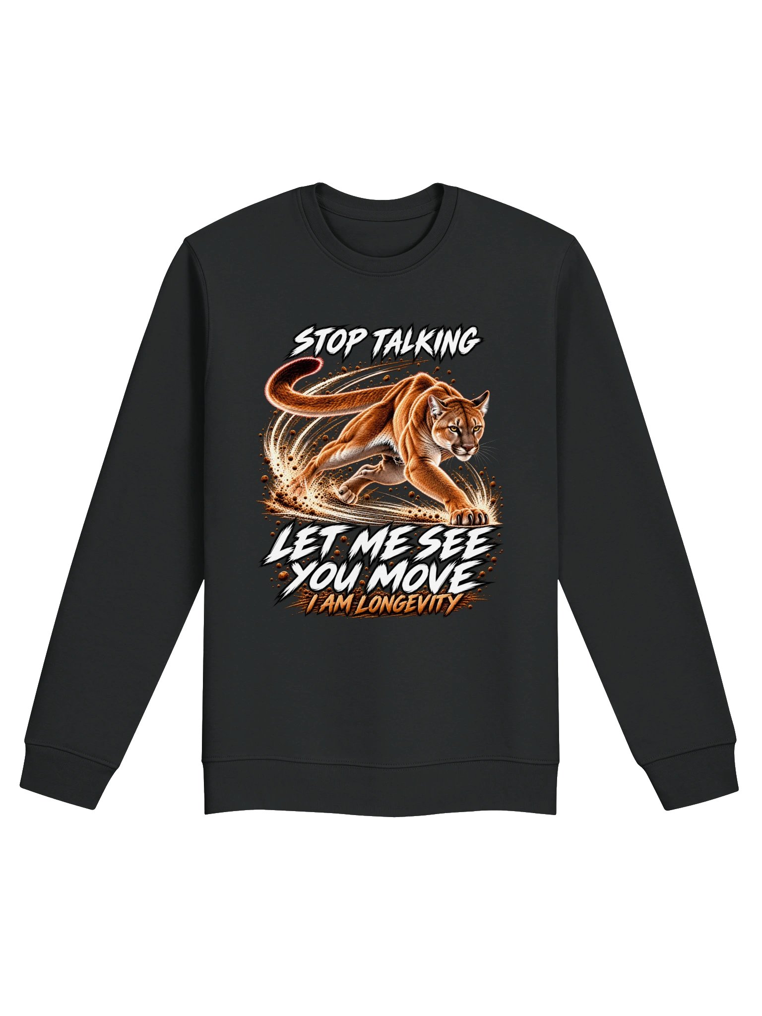 Stop Talking Puma Graphic Sweatshirt product image (1)