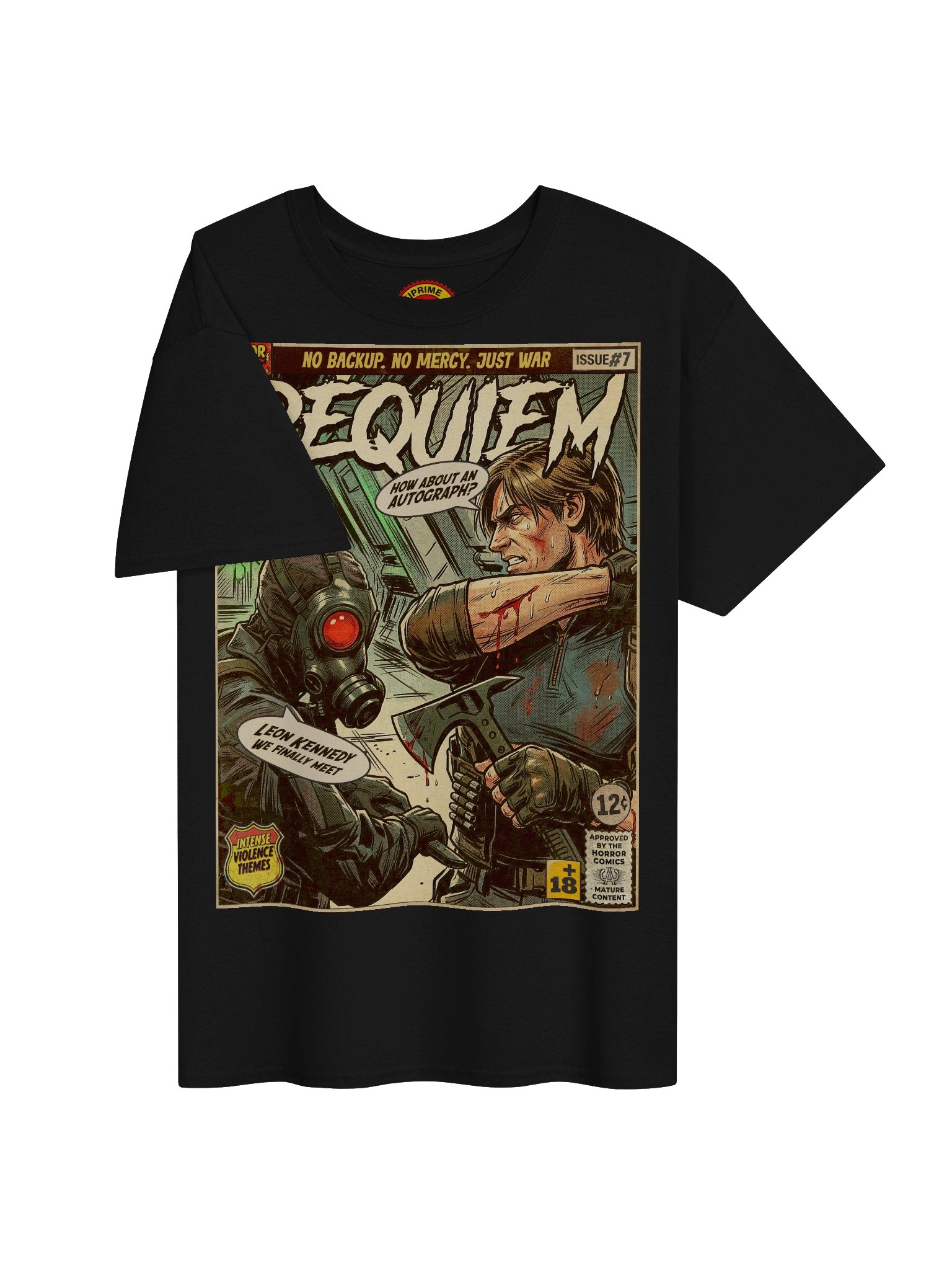Resident Evil Requiem HUNK Comic Art T-Shirt product image (3)