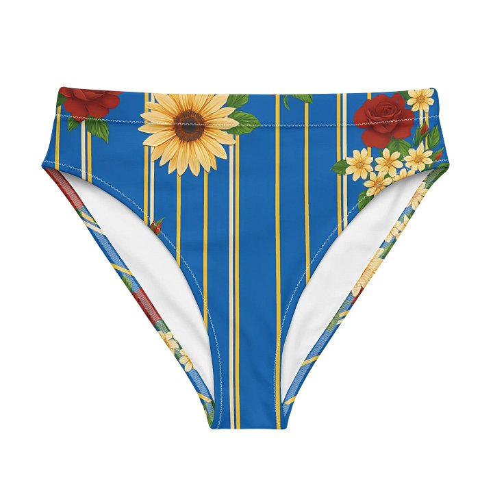 Floral Dream Recycled High Waisted Bikini Bottom product image (1)