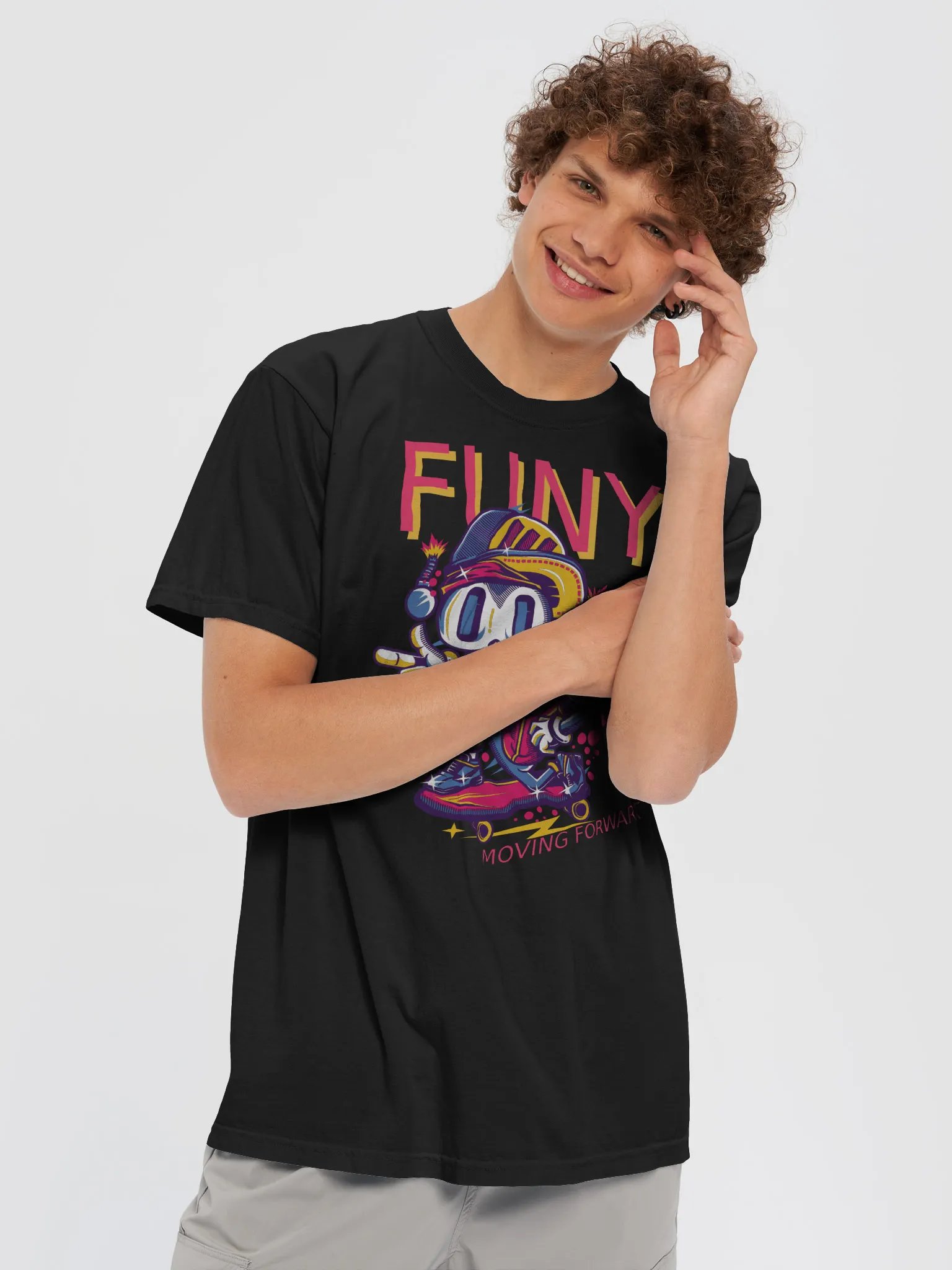 Skeleton Skater Funy Tee product image (26)