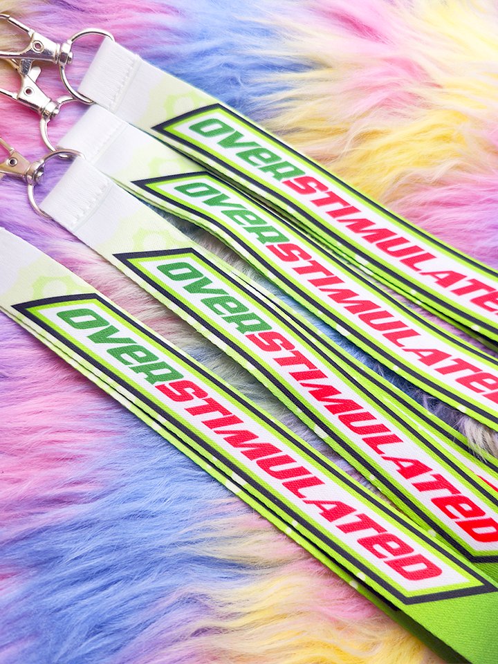 Overstimulated | Wrist Lanyard product image (1)
