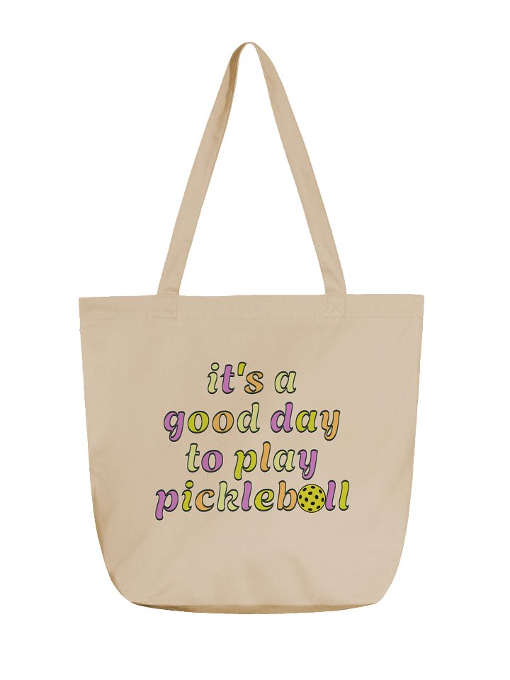 Its A Good Day To Play Pickleball Vibrant Eco Tote product image (5)