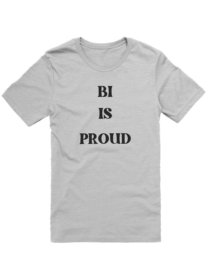 Bi is Proud Black Font Retro Pride T-Shirt product image (8)