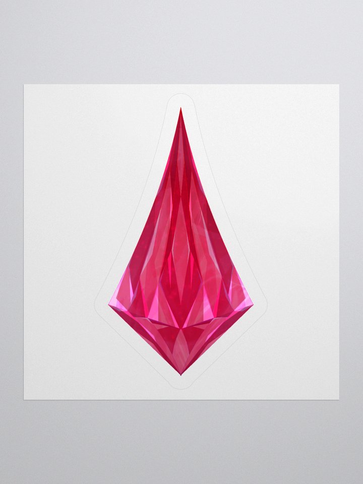 Soul Crystal Sticker - Red product image (2)