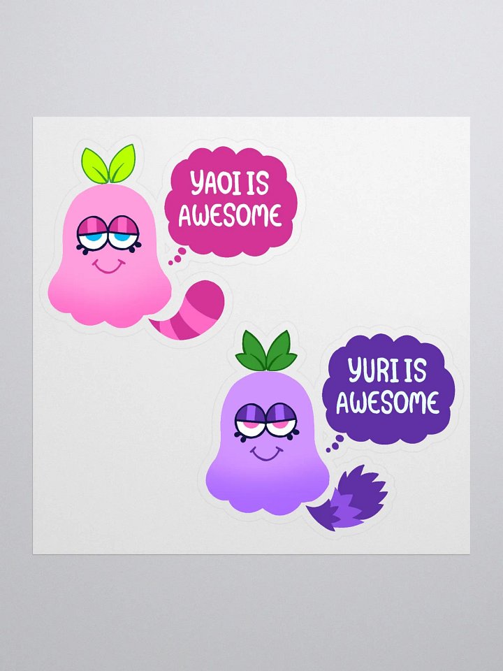 Yaoi + Yuri is Awesome Sticker Set product image (1)