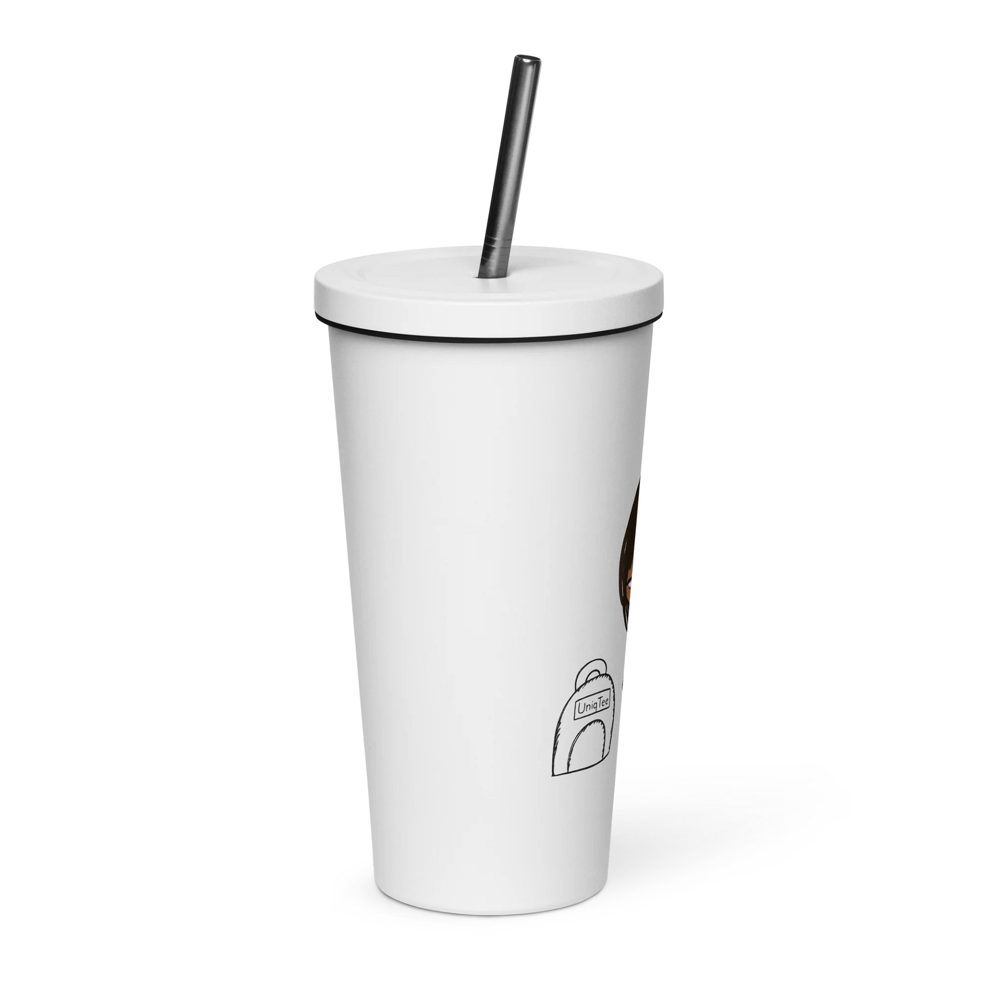 Serious Sipper Cartoon Insulated Tumbler by Artist Michelle N product image (4)
