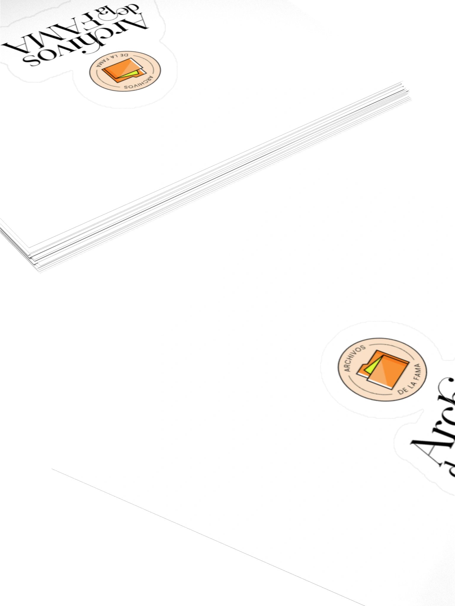 Archivos de la Fama Logo Sticker product image (4)