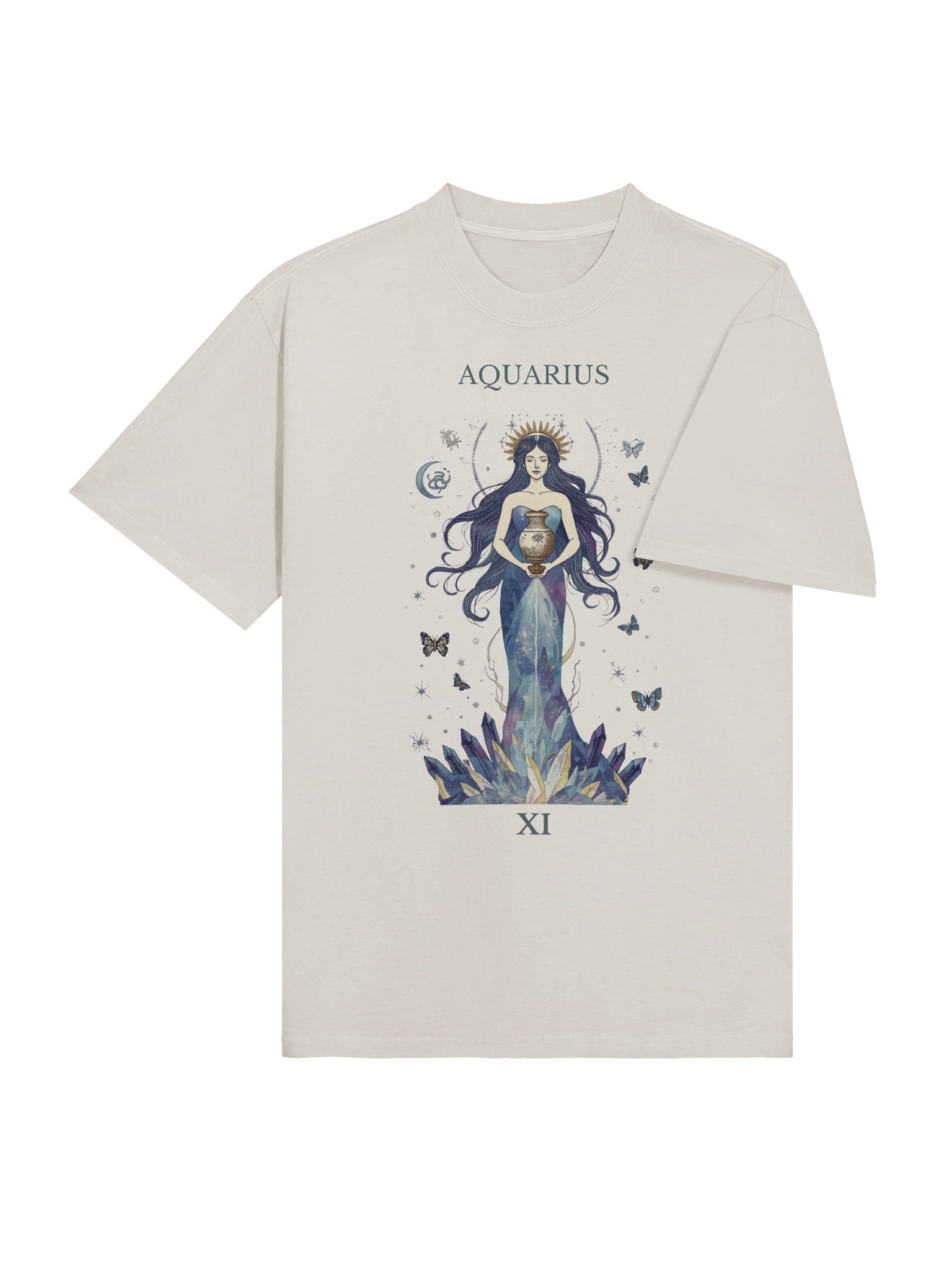 Aquarius Zodiac Water Bearer Celestial Woman Astrology Star product image (4)