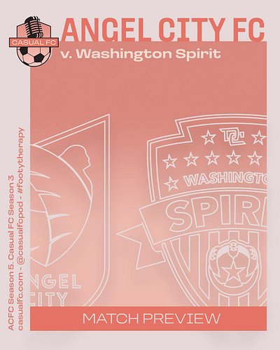 In a solo Angela episode, she's previewing Angel City's clash with the Washington Spirit at BMO Stadium on Disney Princess Ni...