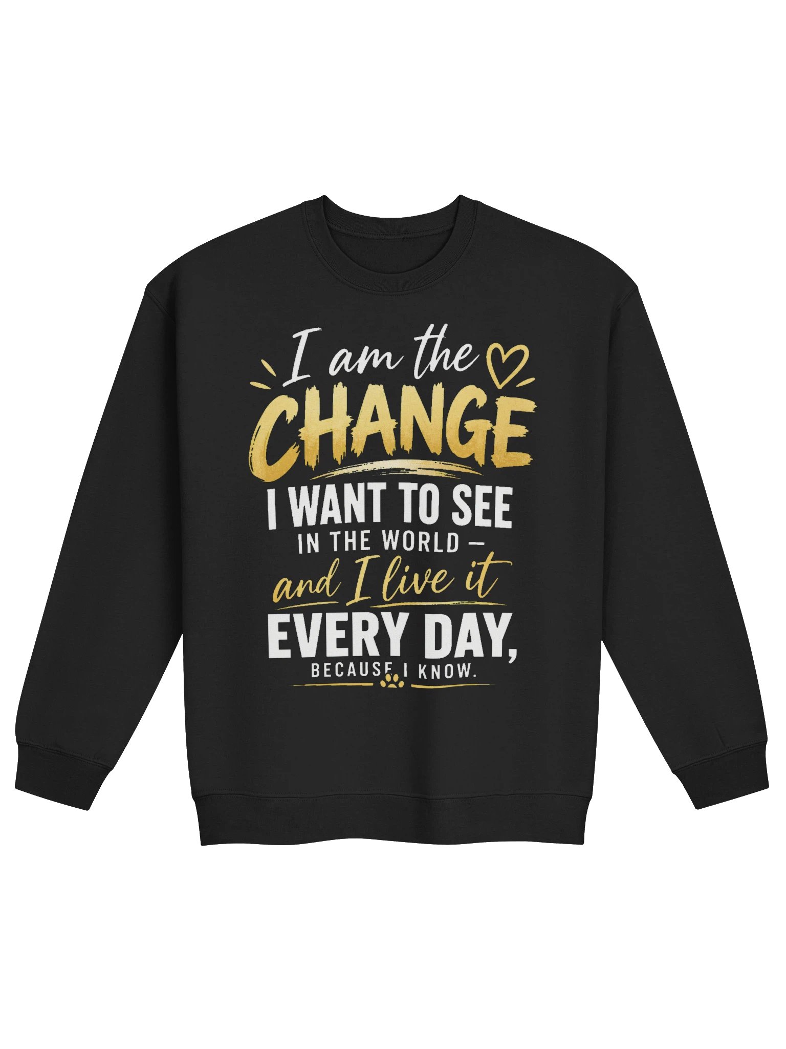 CHANGE – I AM THE CHANGE | Winter-Sweatshirt product image (1)