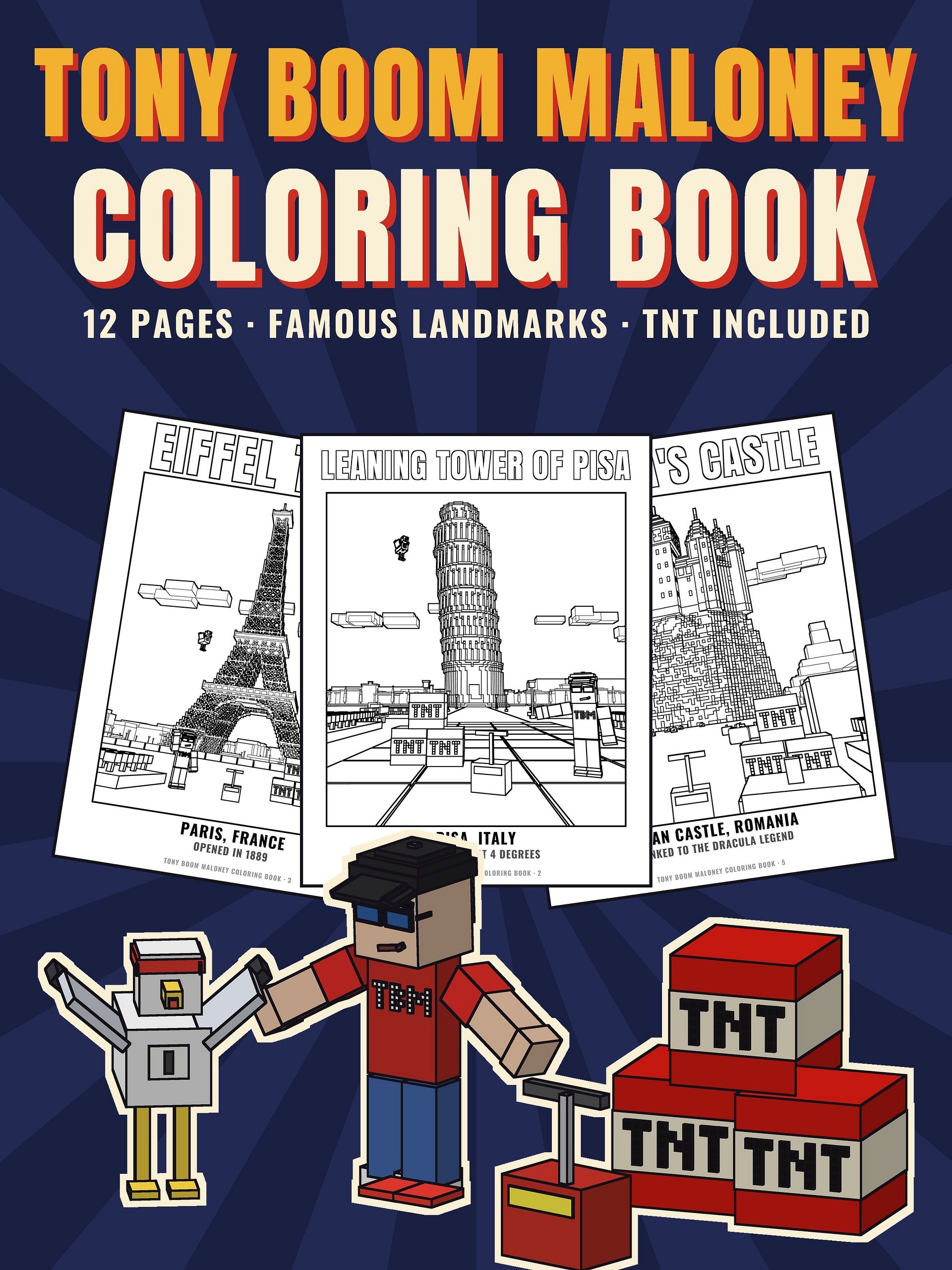 Tony Boom Maloney Coloring Book (PDF) product image (1)