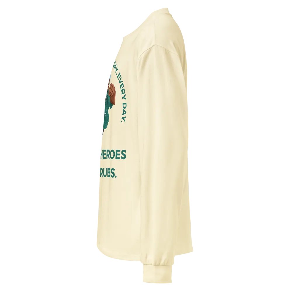 Superhero Nurse Long Sleeve Shirt product image (3)