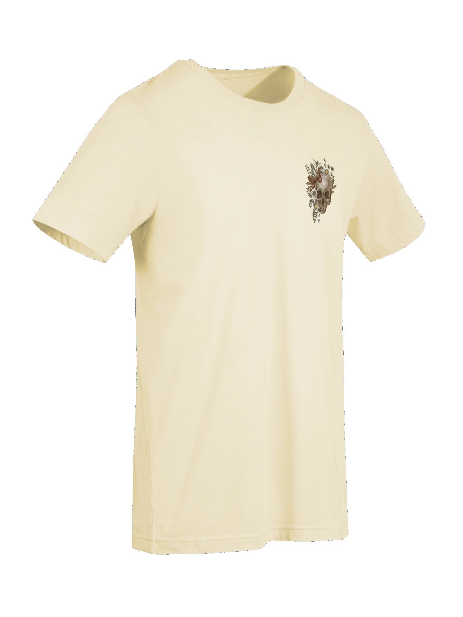 Savannah Snake Oil Vintage Botanical Skull T-Shirt (Natural) product image (9)