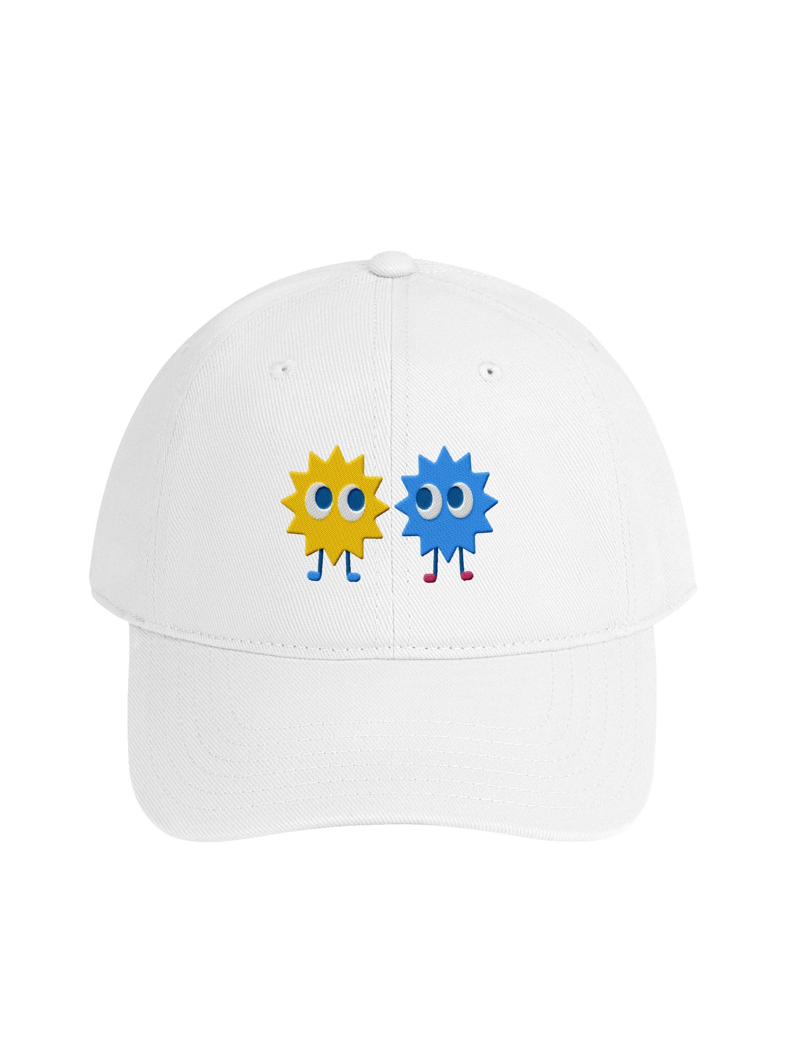 Spikey hat: yellow/blue product image (1)