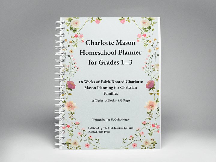 Charlotte Mason Homeschool Planner — Grades 1 to 3 product image (1)