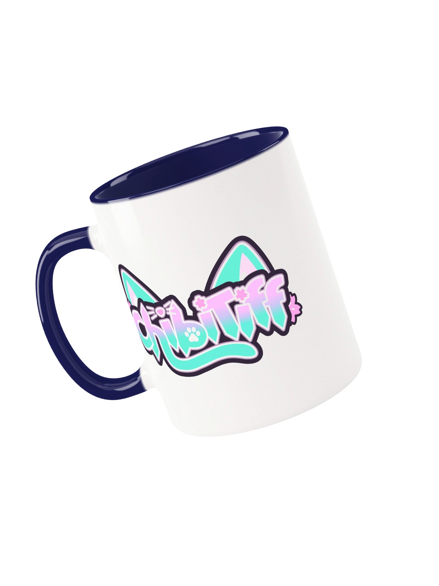ChibiTiff Cherry Blossoms (with Logo) Mug product image (3)