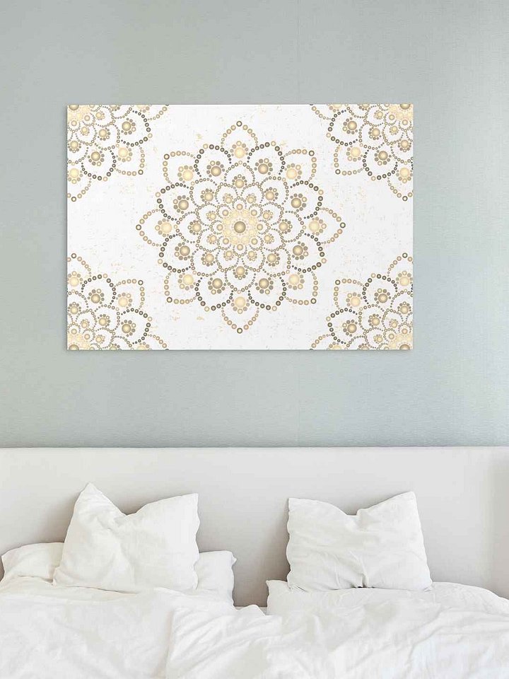 Golden-Brown Mandala Poster, 2 JPG files product image (2)