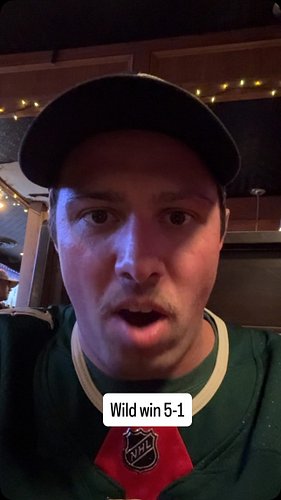 Wild get the win 5-1...

#minnesotawild #nhl #minnesota