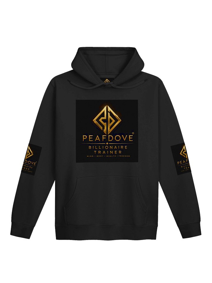 PEAFDOVE® BILLIONAIRE TRAINER HOODIE — FRONT AND BACK SIGNAL product image (2)