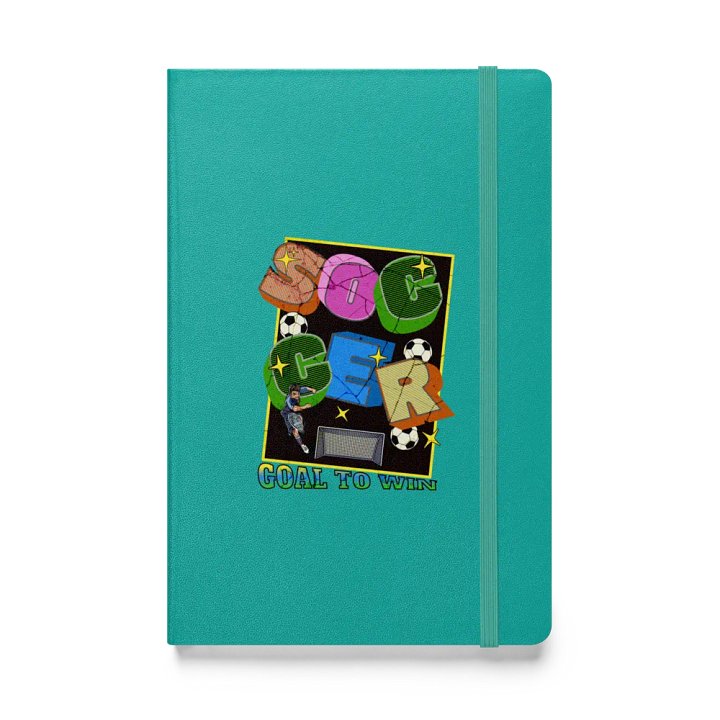 Goal To Win Soccer Spirit Hardcover Journal product image (1)