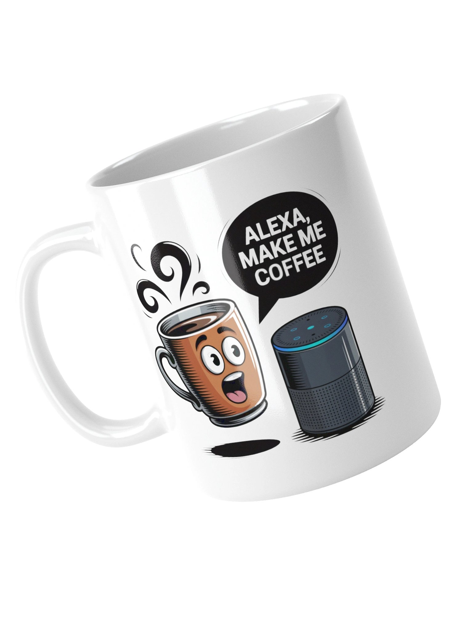 Alexa Make Me Coffee Funny Mug – Lazy Morning Humor product image (5)