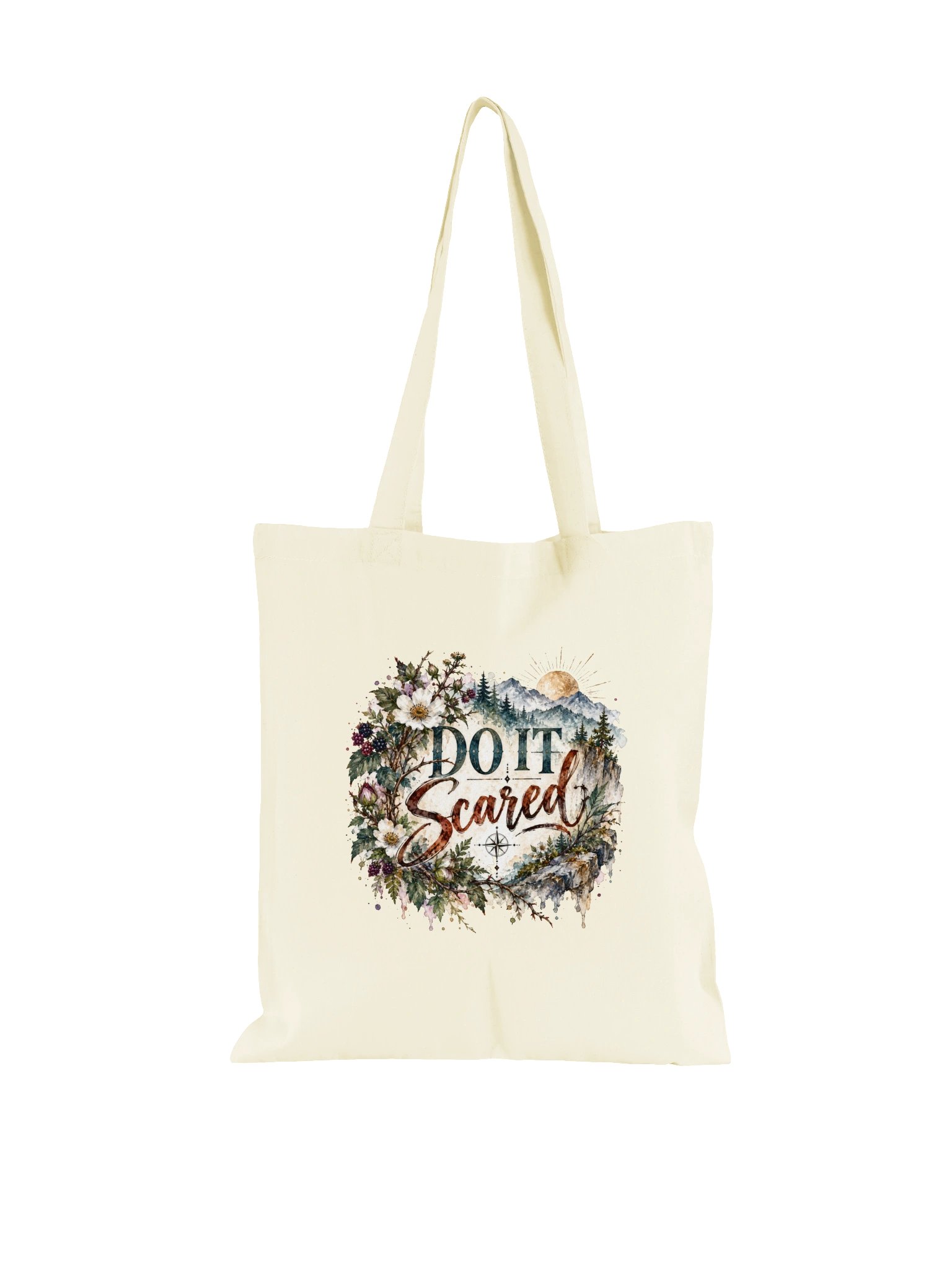Do It Scared Cotton Tote Bag product image (4)