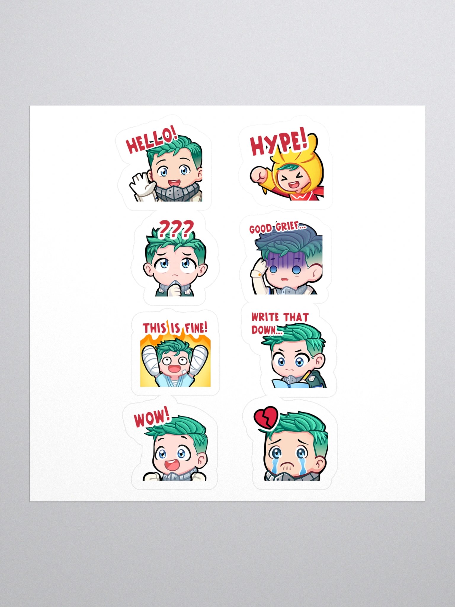 Deku - Sticker Sheet product image (1)