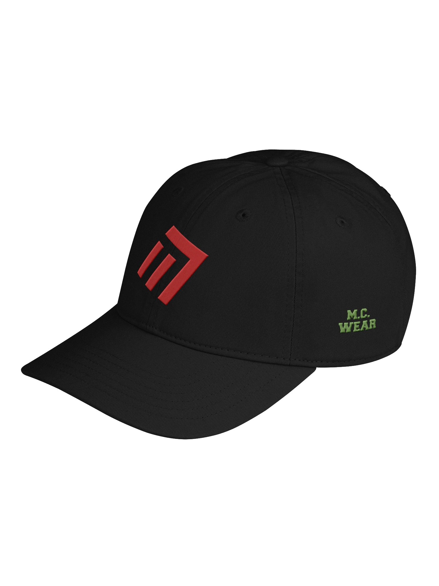 Abstract Red Geometry Stitched Dad Hat UNISEX product image (3)