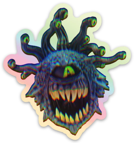3" Holographic Sticker (Gazer) product image (1)
