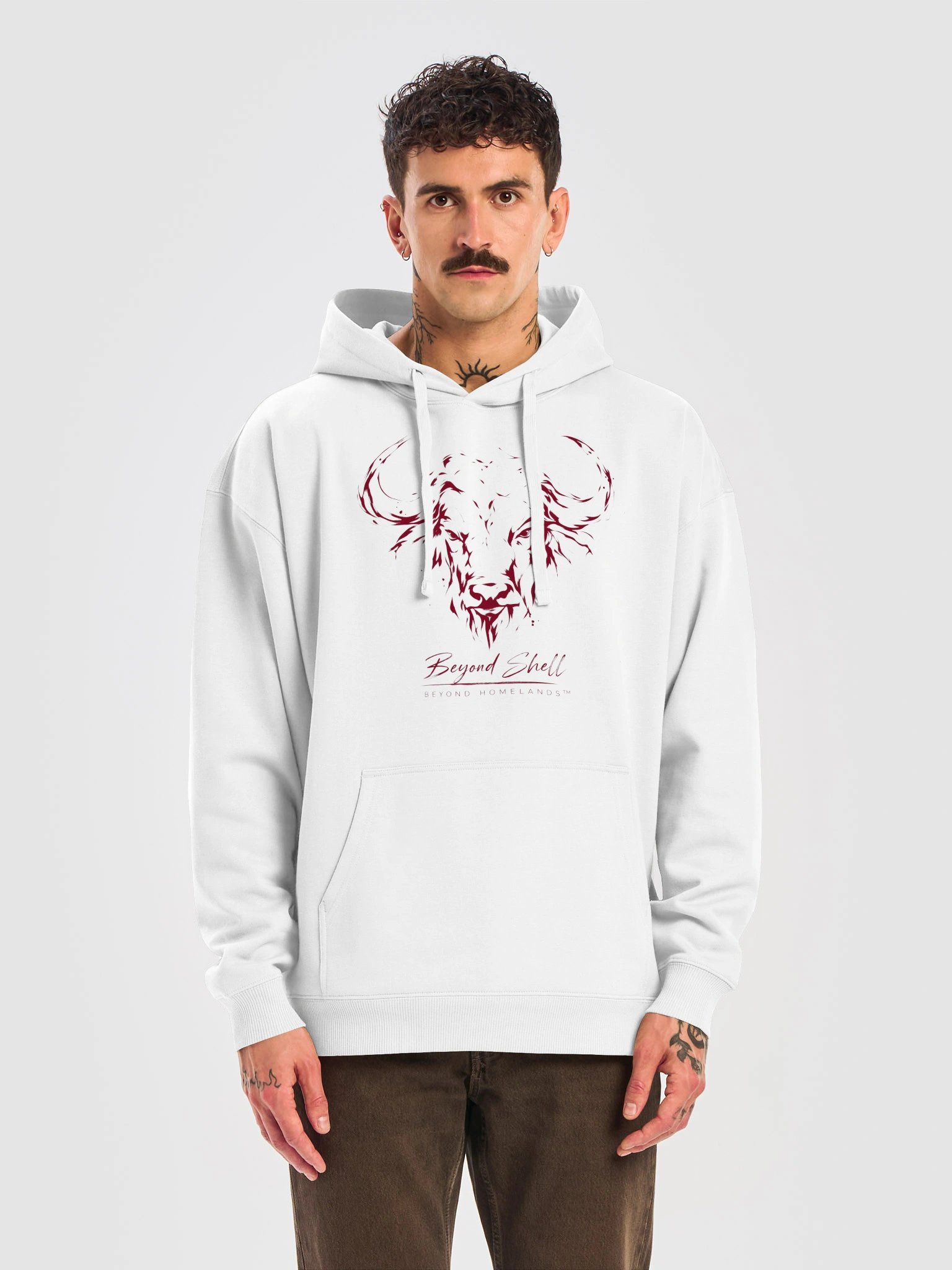 Beyond Shell — Tribal Ink Organic Hoodie | Beyond Homelands™ Feel Collection product image (5)