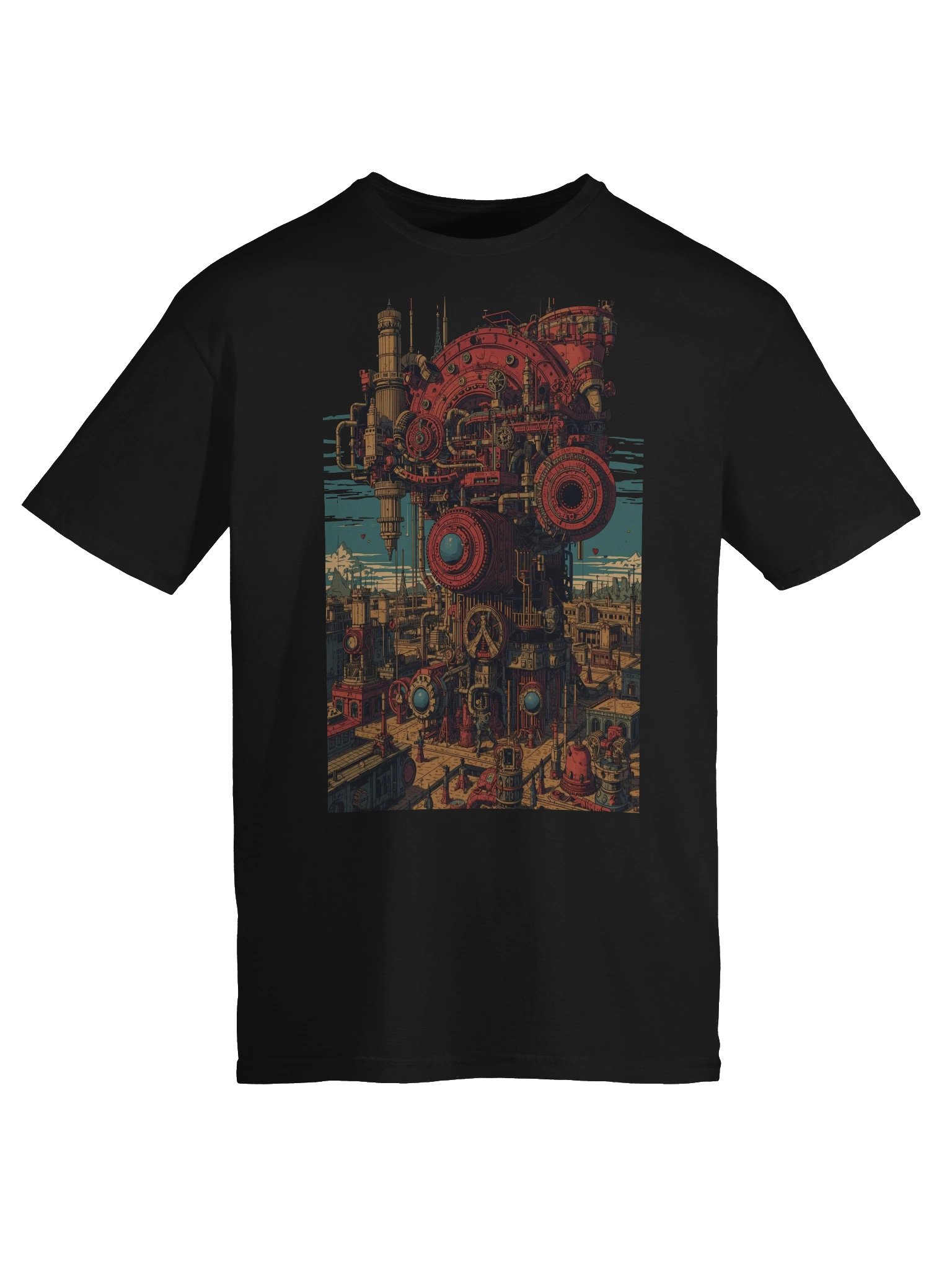 Retro-Futurist Machine City T-Shirt product image (4)