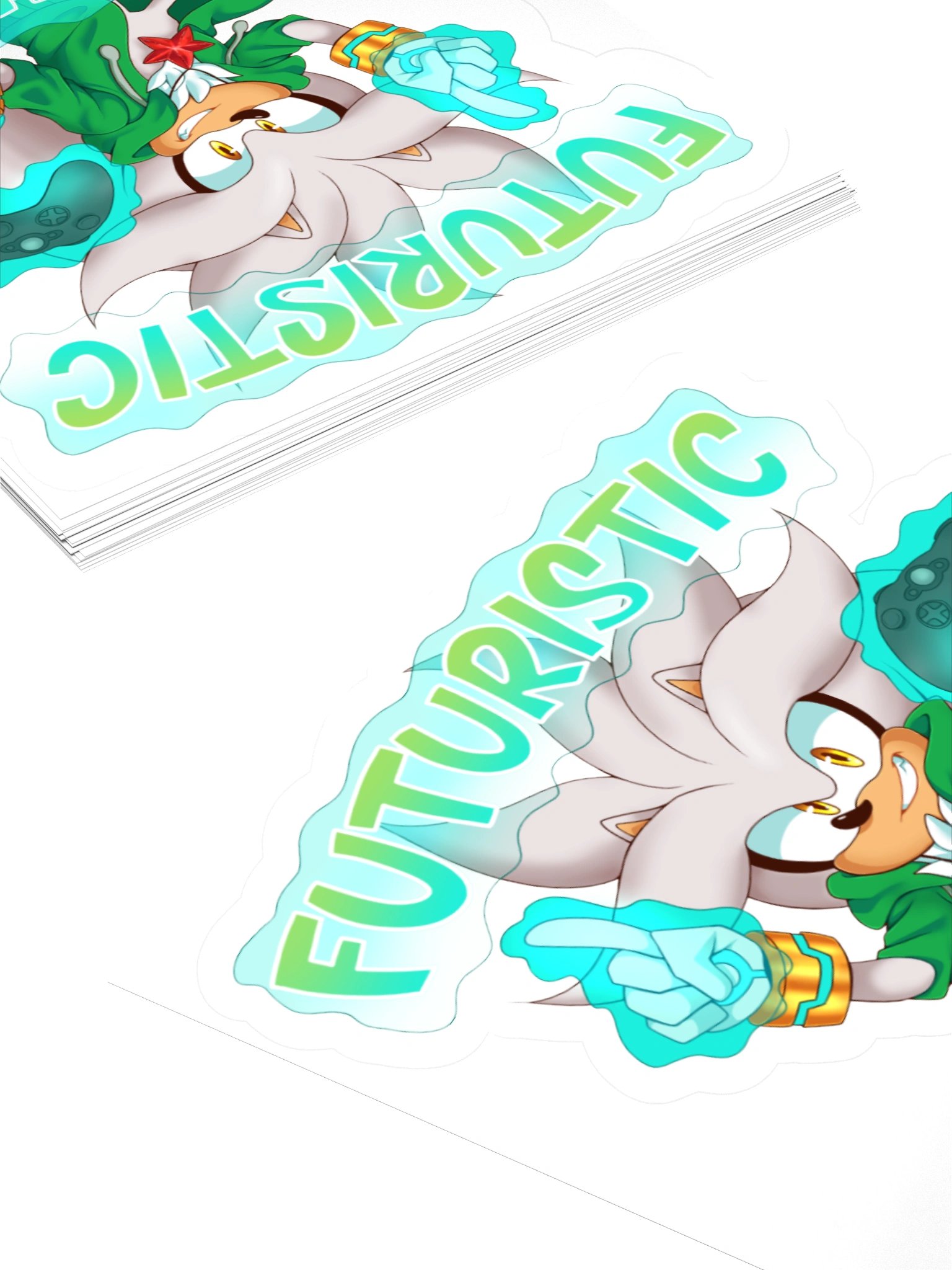 Futuristic Crew Sticker product image (4)