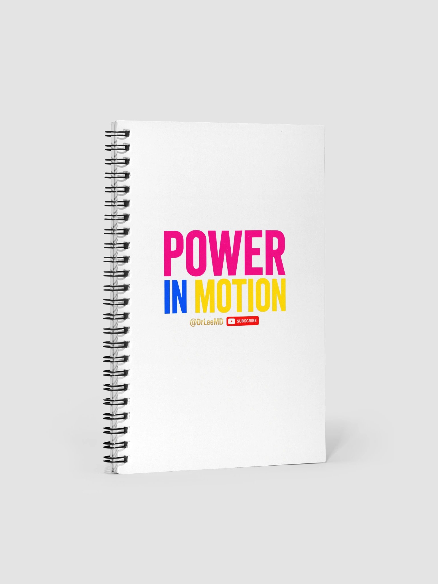 Power in Motion Spiral Notebook product image (1)