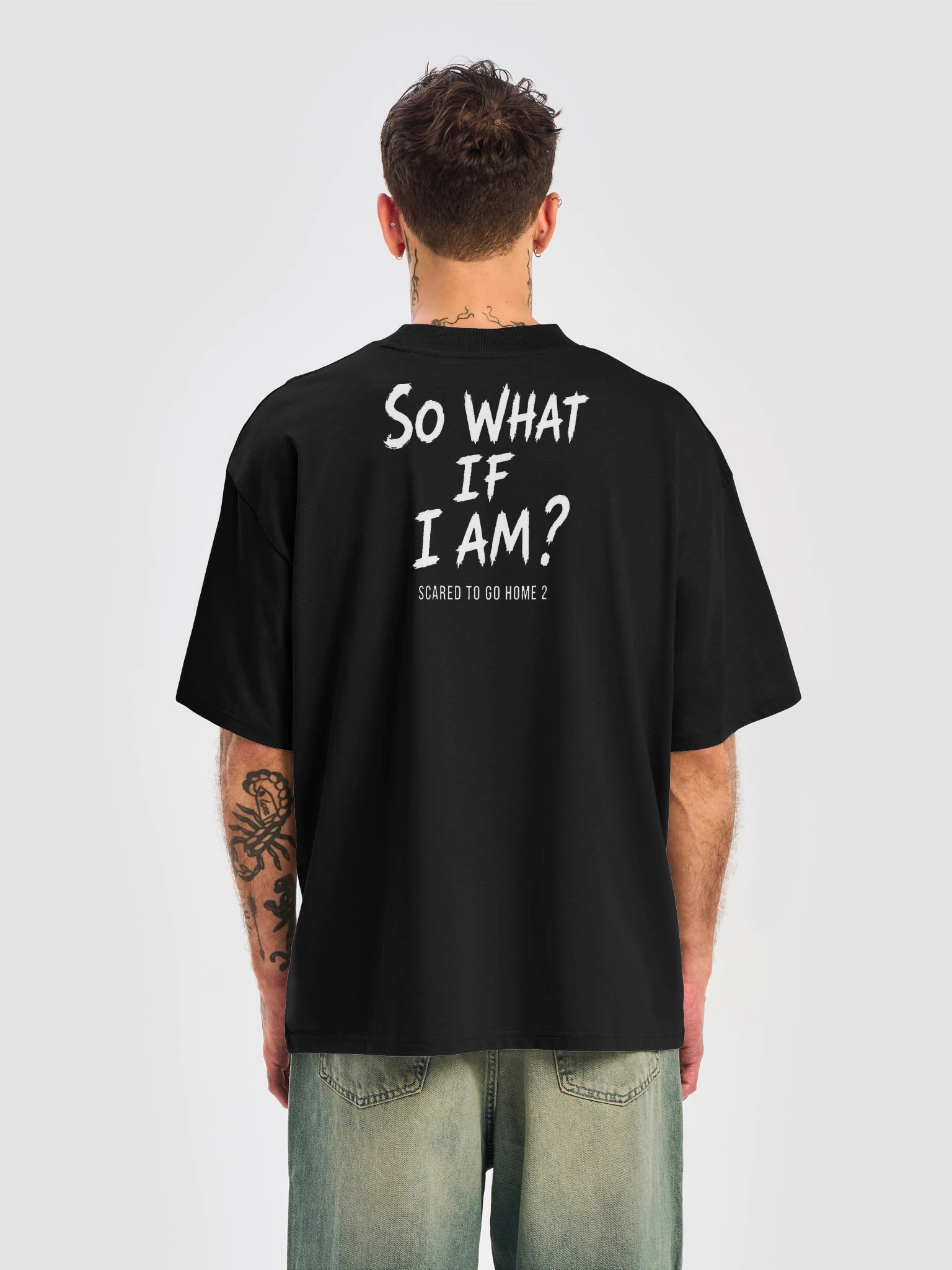 Scared to Go Home Oversized Tee product image (6)