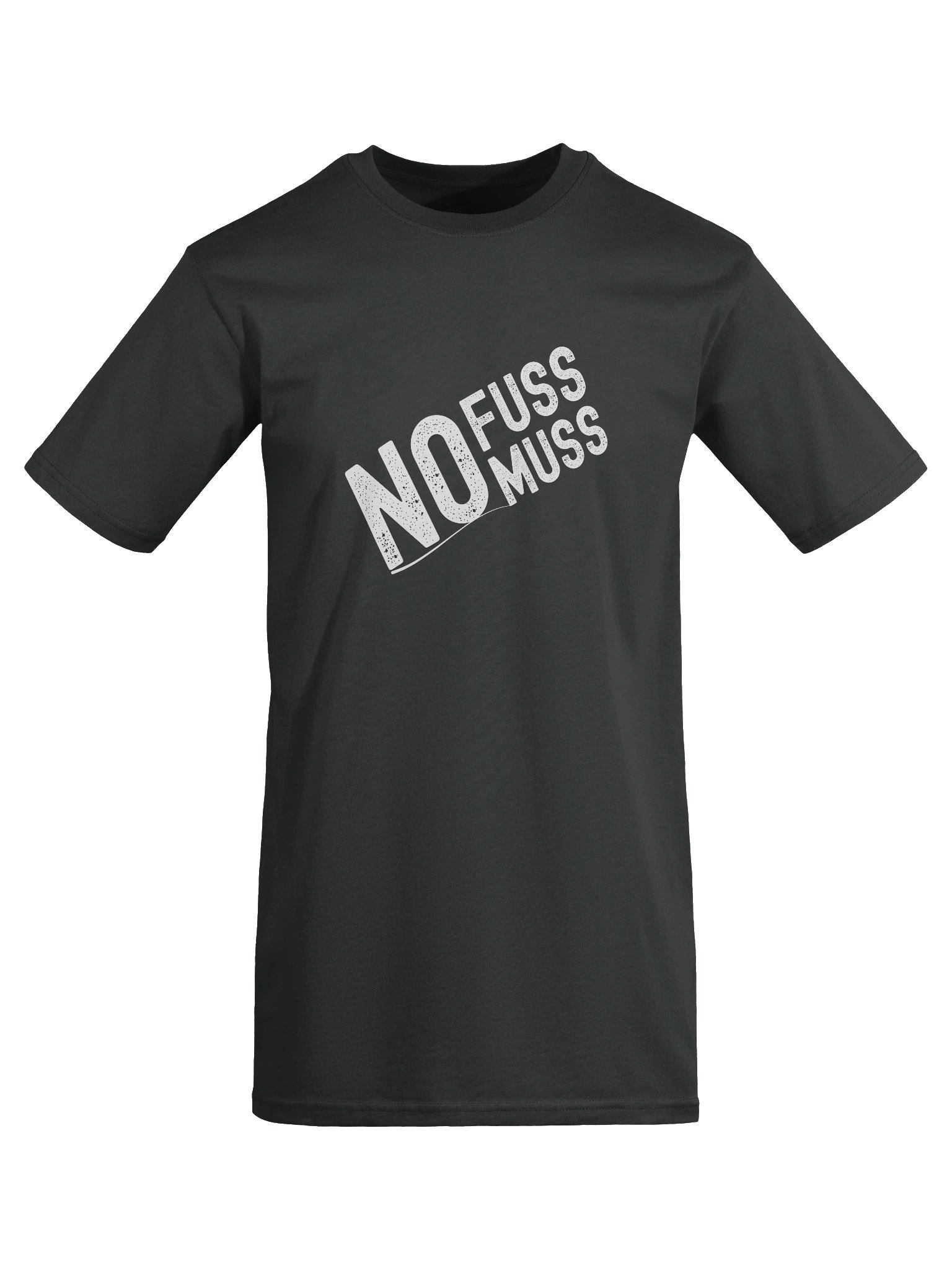 Premium Minimalist Tee | No Fuss No Muss Graphic | Cotton Heritage Structured Fit product image (8)