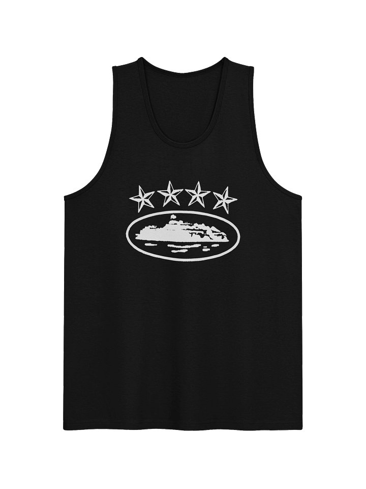 Corteiz 4Starz Alcatraz Tank Top Black product image (1)