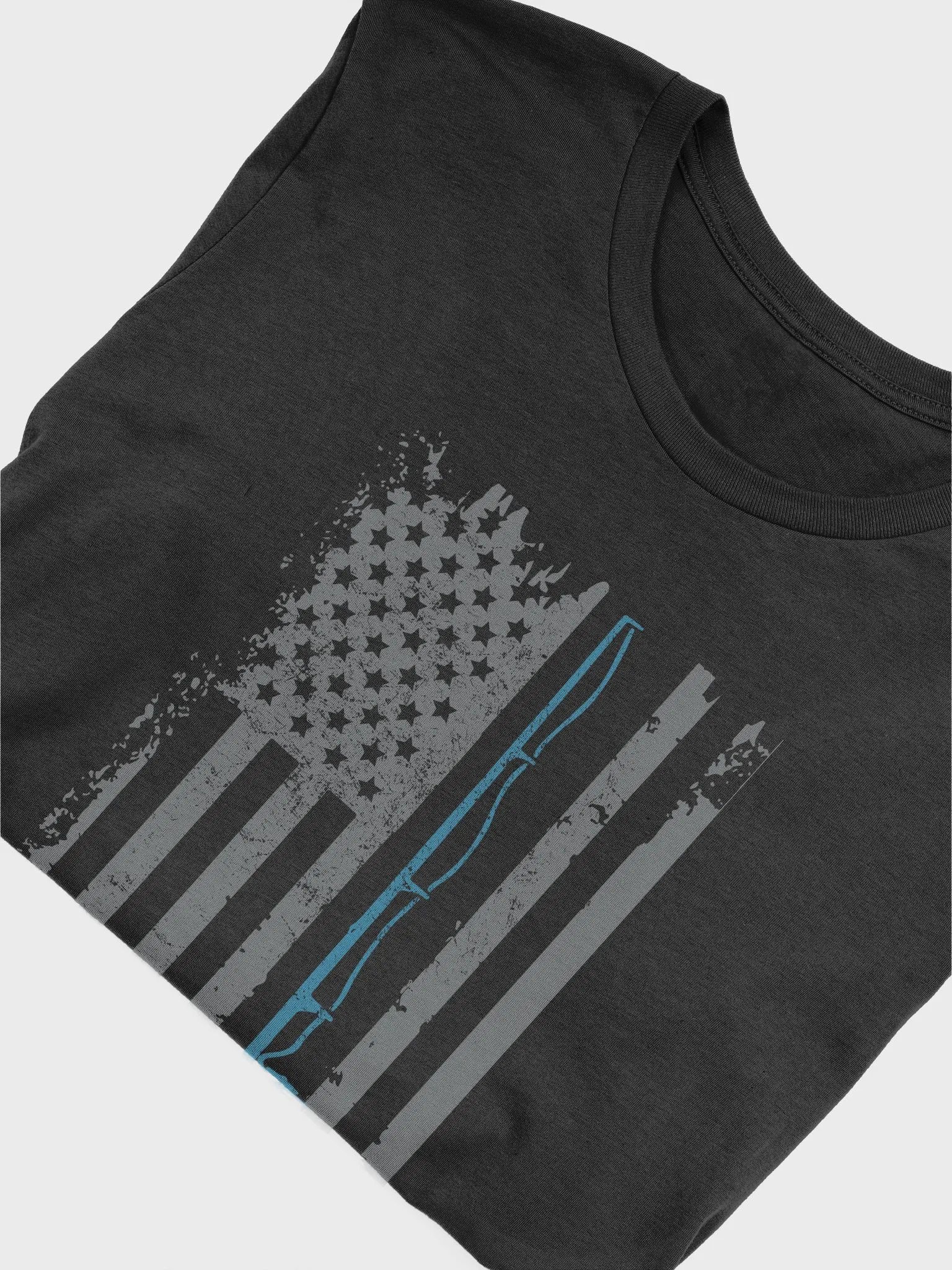 American Flag Fishing T-Shirt - Bella+Canvas Supersoft product image (5)