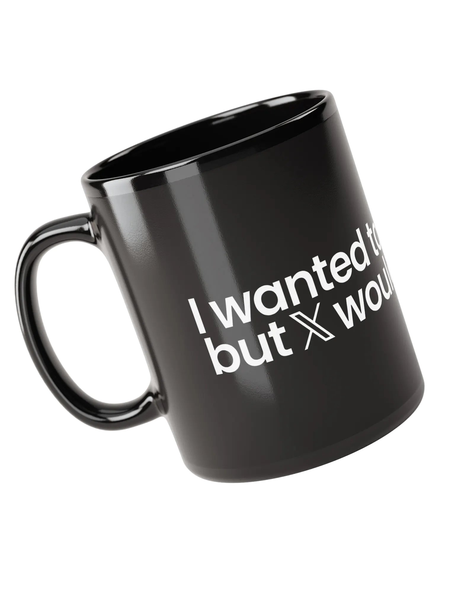 Blocked On X Mug - Black product image (4)
