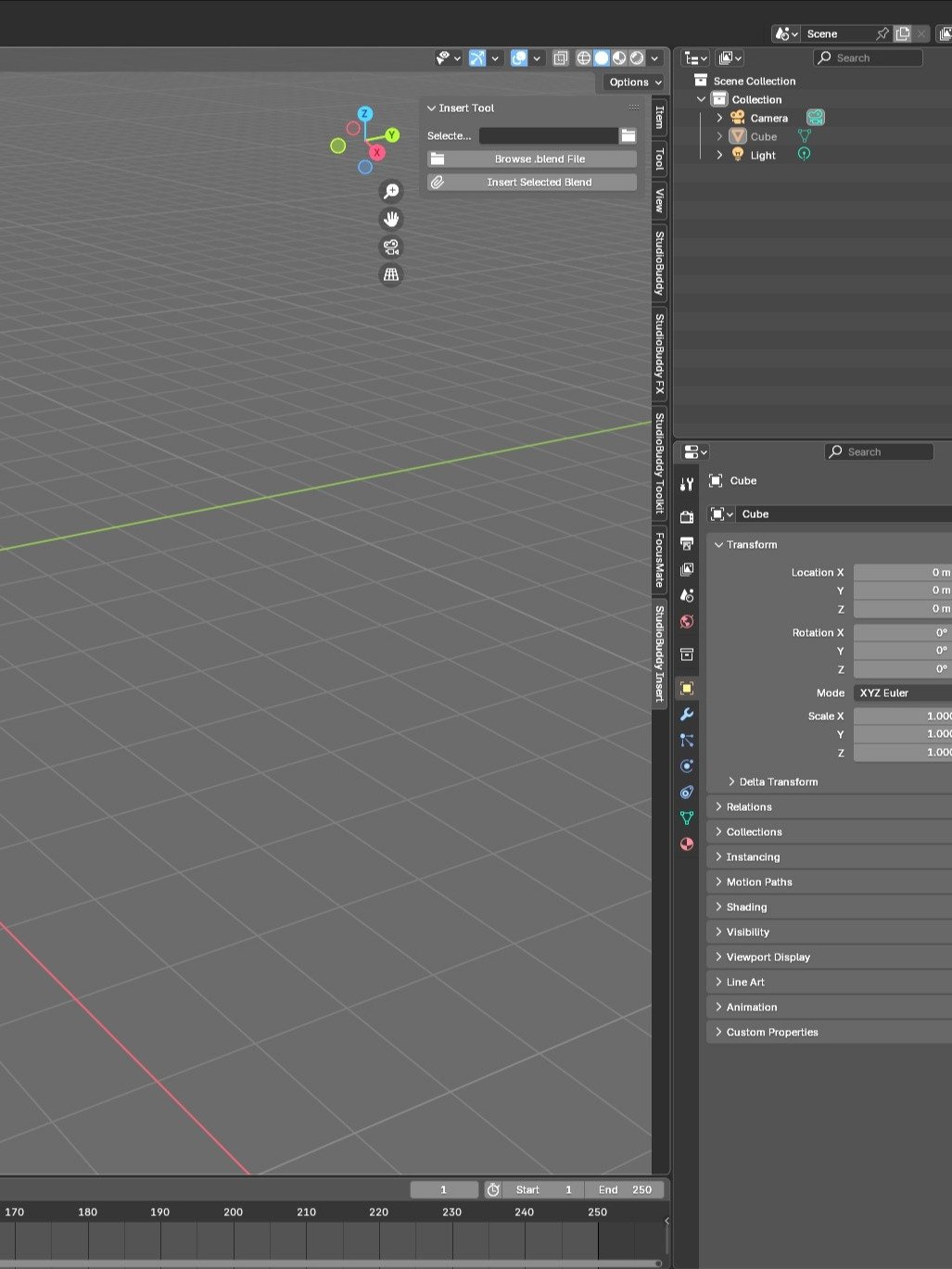 StudioBuddy Insert Tool — Upload .blend Files Directly Into Blender product image (1)