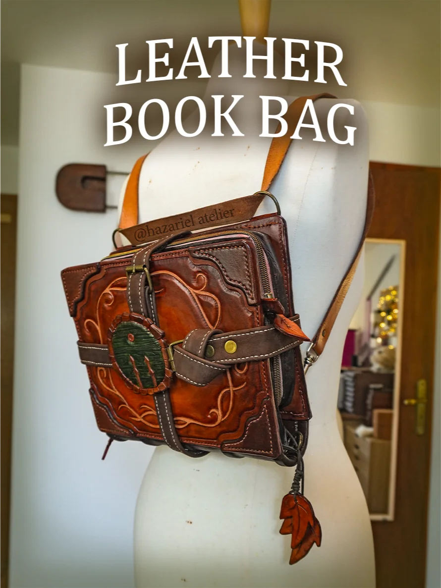 Leather Book Bag product image (1)